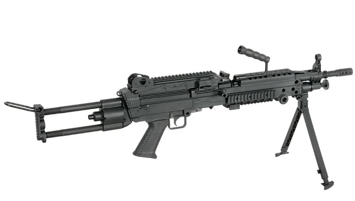 DBoys M249 Para Sportsline LMG 0,5 Joule AEG Black